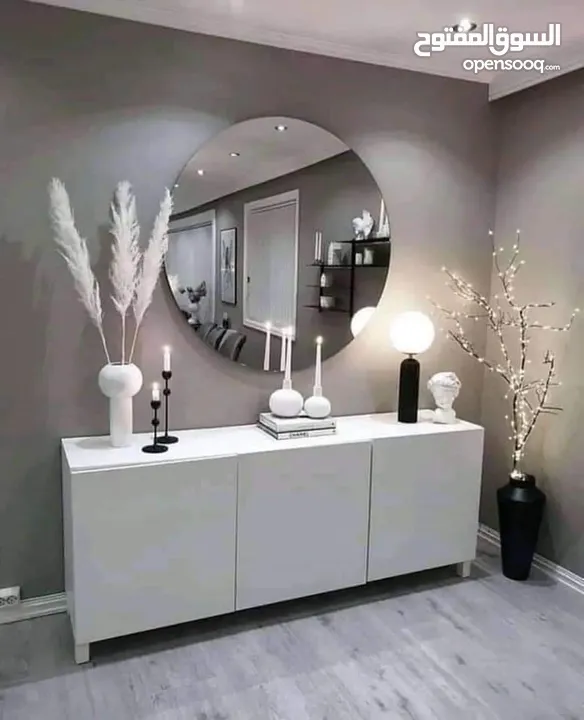 خزانه احذيه مع مرايه