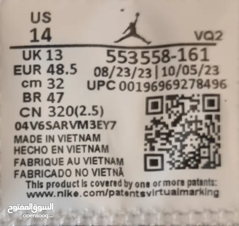 Nike Air Jordan low cut size 14 US  48.5 EU