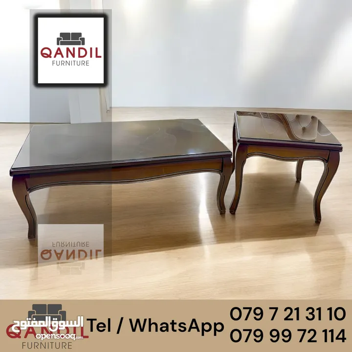 طقم طاولات وسط زان