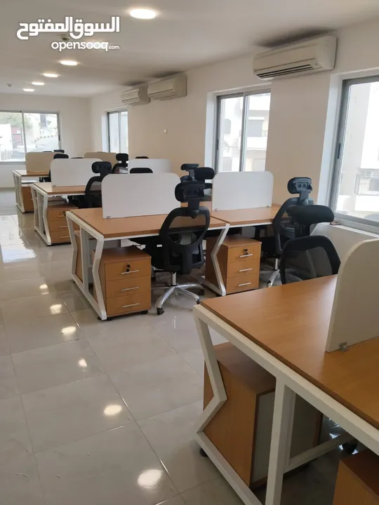 بارتيشن موظفين / ورك ستيشن رباعي  سداسي ثماني حسب الطلب من المصنع مباشرة