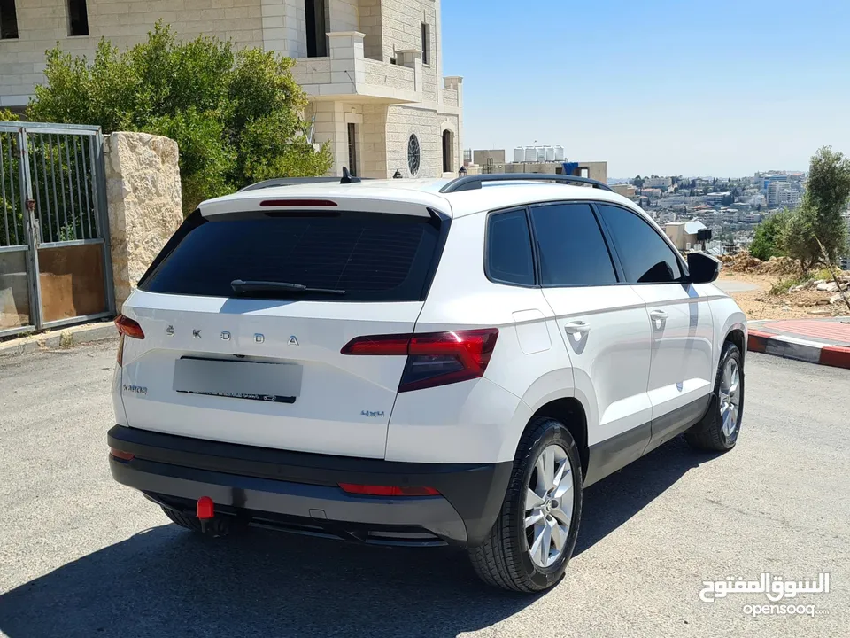 جيب سكودا كاروك موديل 2021 محرك 2000 ديزل / دفع رباعي 4×4 / فحص نخب بسعر حرق 118000 شيكل