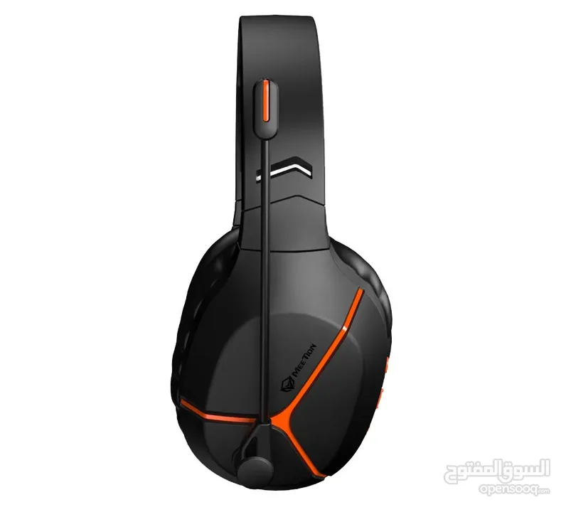 Meetion BTH011 Tri-Mode 2.4G Wireless Bluetooth & Wired Gaming Headset -Black سماعات ميشون للالعاب