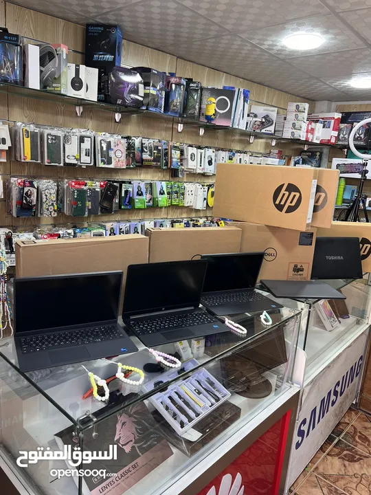 لابتوب hp dell lenovo جديد