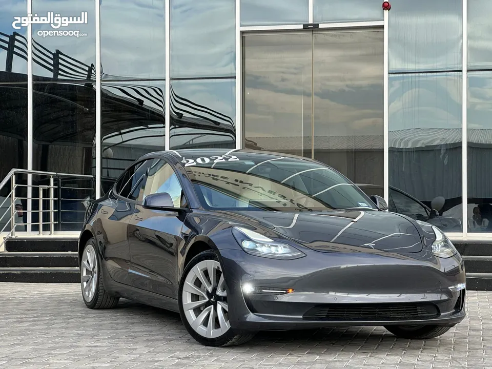 Tesla Model 3 dual motor 2022 تيسلا لونج رينج دول موتور فحص كامل بسعر حررق