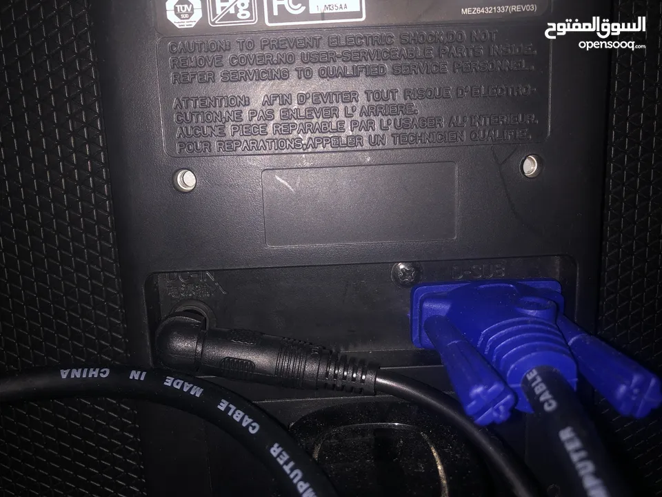 شاشة LG للبيع بسعر 15د فقط LED 19M35 و 14 انش