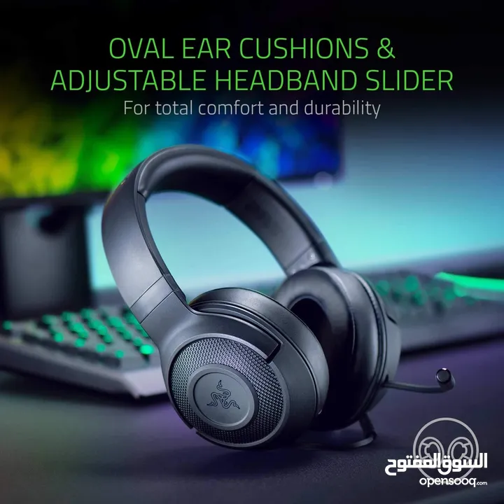 سماعة الألعاب Razer Kraken X خفيفة الوزن: 7.1 ريزر كراكين اكس خصم قوي قوي جداا