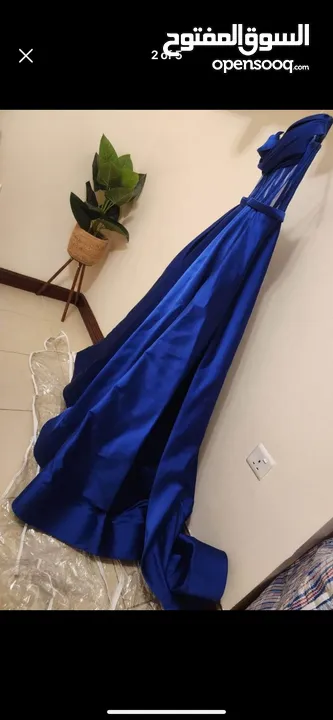 Long blue night dress