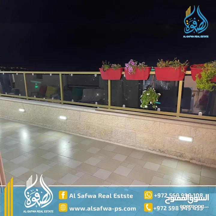 روف مميز سوبر ديلوكس بمساحه واسعه ومريح جدا و مميز جدا للسكن