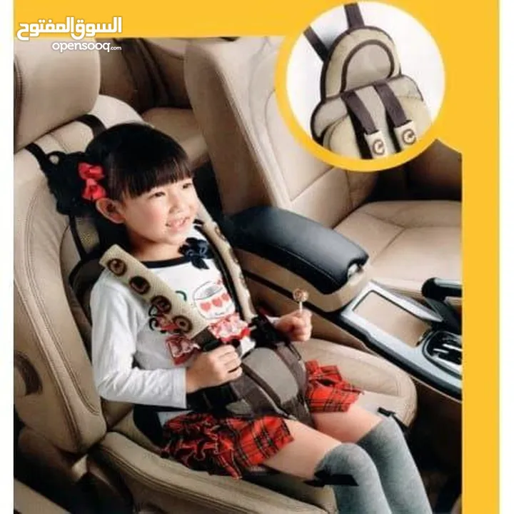 كرسي أطفال للسيارة مع حزام أمان للأطفال    مفيد عندما يكون الطفل جالسًا بمفرده في مقعد السيارة