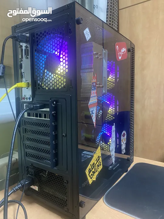 كمبيوتر العاب gaming computer قوي وبحالة الوكالة ممتاز جدا