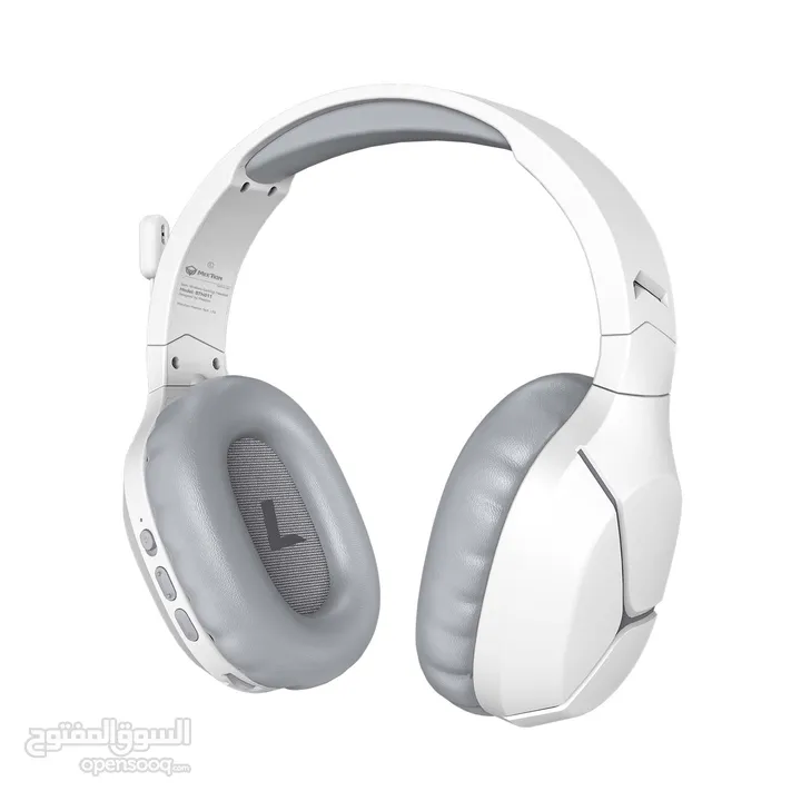 Meetion BTH011 Tri-Mode 2.4G Wireless Bluetooth & Wired Gaming Headset -White سماعات ابيض