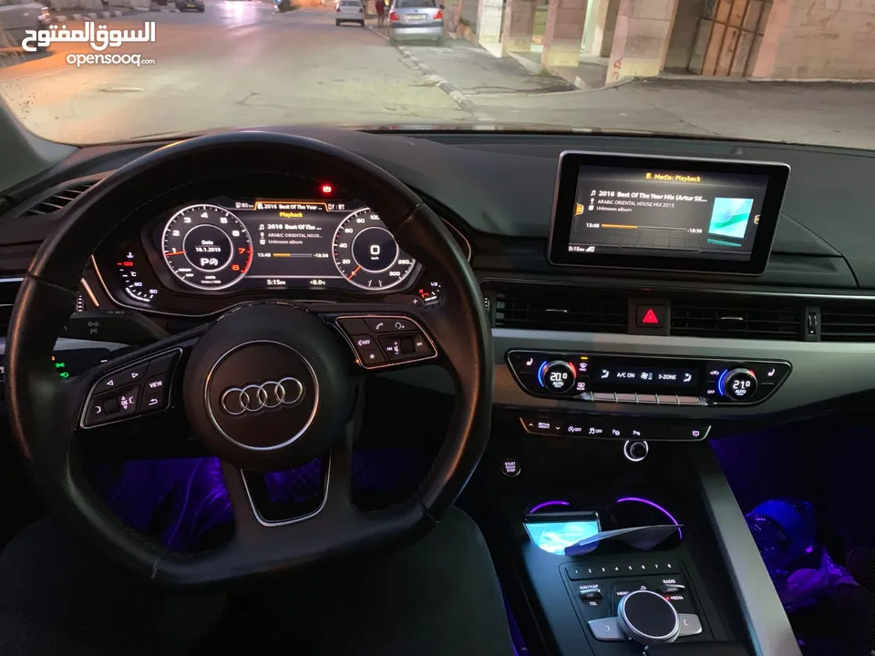 عداد 12000 كم ، Audi A4 sport line Quattto ,,دفع امامي + خلفي ، اصل شركة ، كامل الاضافات