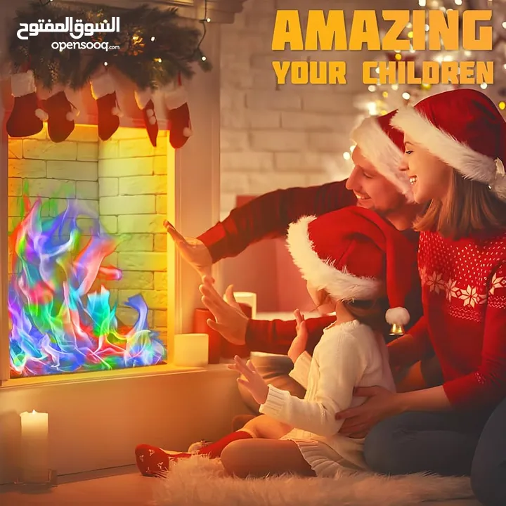 بودرة تغيير لون النار الى خليط نار  لون الاخضر. البنفسجي. الازرق. الاحمر لمدة نصف ساعه  لاجمل الصور