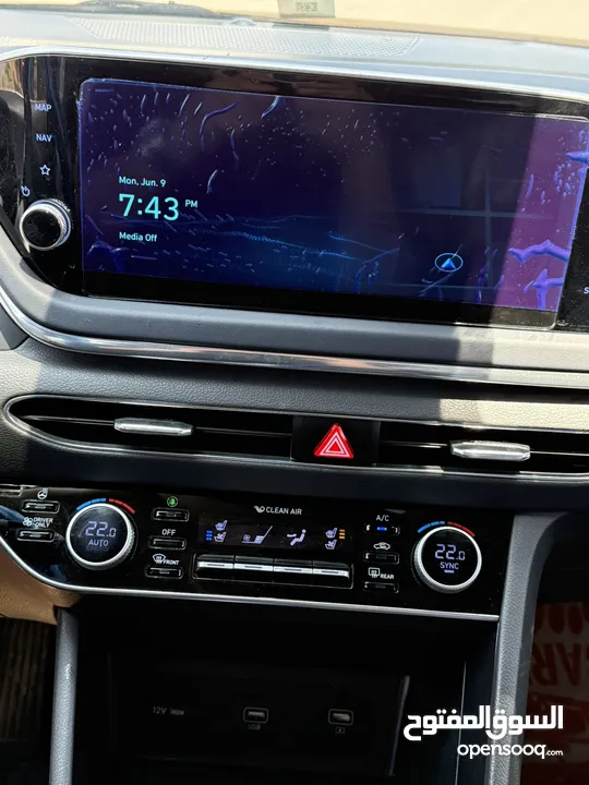 هيونداي سوناتا انسبريشن 2022 Sonata Black edition  سبورت حرة مميزة عداد قليل 49 الف km فحص كامل فل