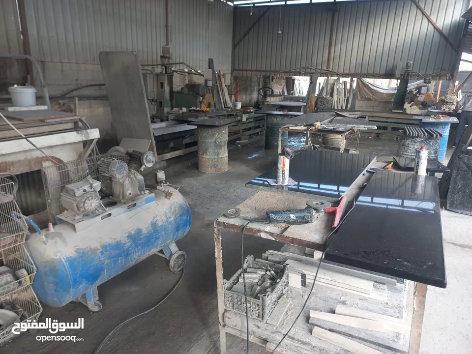 مصنع رخام جاهز كامل المعدات.
