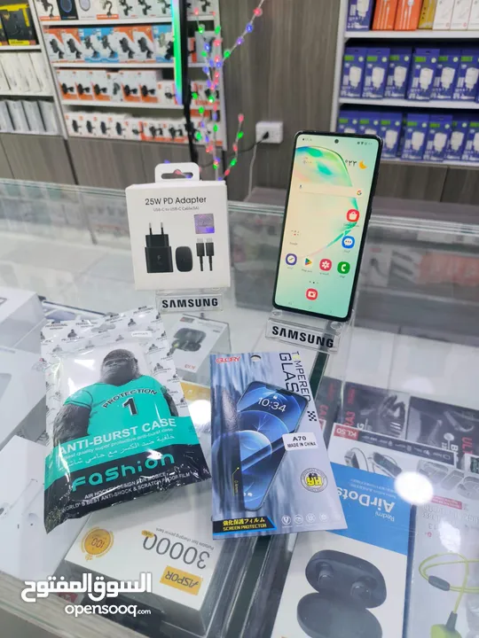 جهاز فحص NOTE 10 LITE بدون كرتونه معه بكج هدية جيجا 128 رام 16 متوفر توصيل