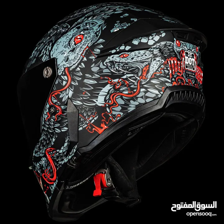 خوذة مصنفة وكالة ILM Full Face Motorcycle Helmets Racing Helmet Model MF509