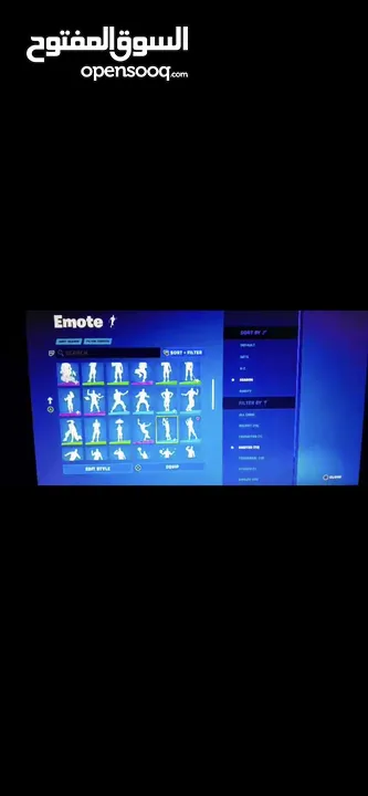 حساب Fortnite للبيع بشتغل بس على البلاستيشن قديم من 2017