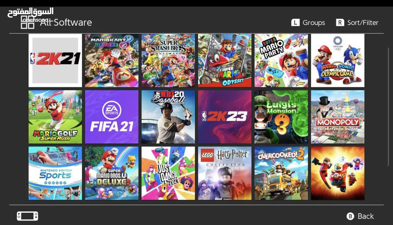 متخصصون بيع/تعديل الننتندو سويتش في الأردن Nintendo Switch modded + ألعاب مجانية