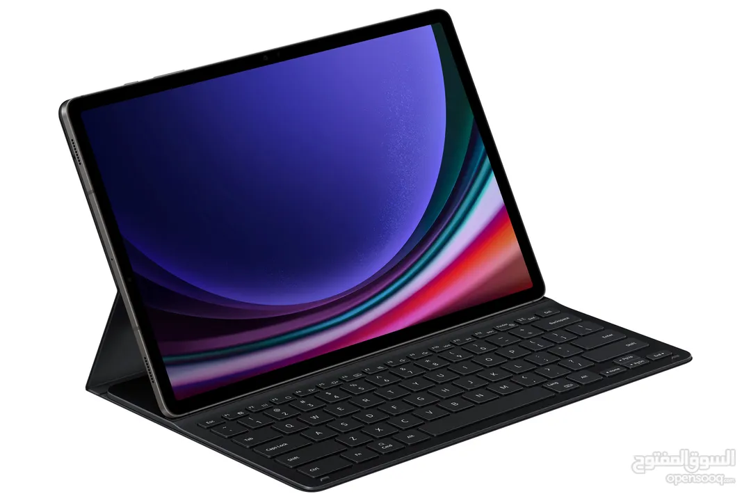 Book Cover Keyboard لوحة المفاتيح - Samsung Galaxy Tab S9+ - Black (Original, Unused)