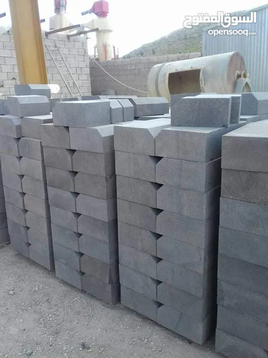 بلاط بازلت وادراج جميع القياسات بأسعار مغريه