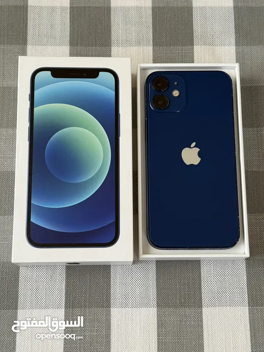 IPhone 12 mini blue 128GB used / 145JD