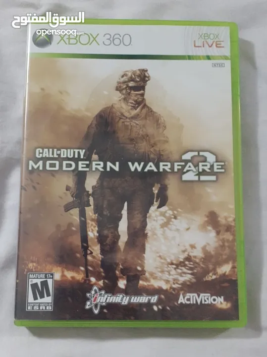 Call of duty Modern Warfare 3, Modern Warfare 2 and World at War.