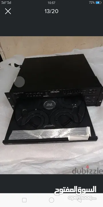 5. DVD changer.  مشغل 5 دي في دي ماركة دينون ياباني اصلي جديد بالكرتونة