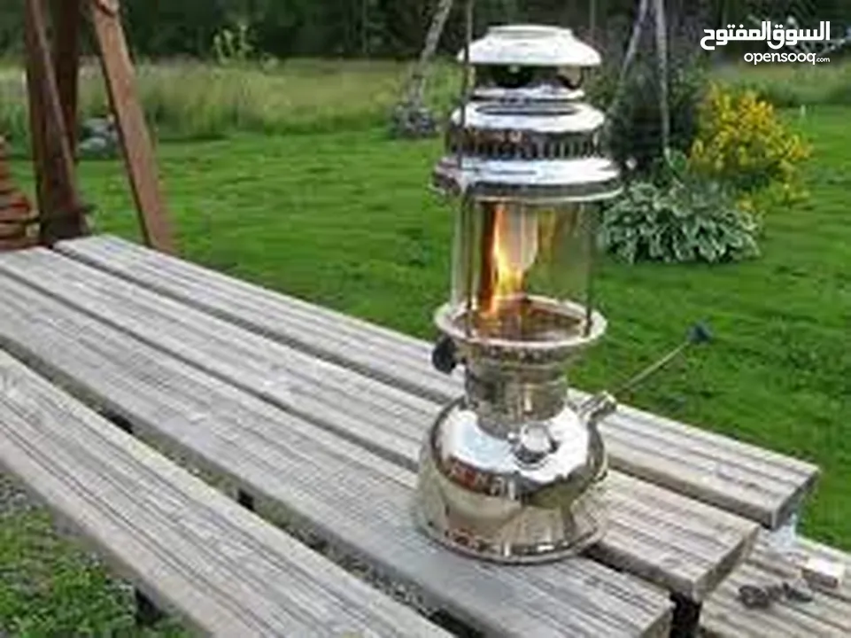 مصباح شمبر شنبر كاز  لوكس فانوس تدفئه و اناره واسعه تحفه انتيك ستانلس ستيل  هندي  دفا  اقتصادي حجم ك