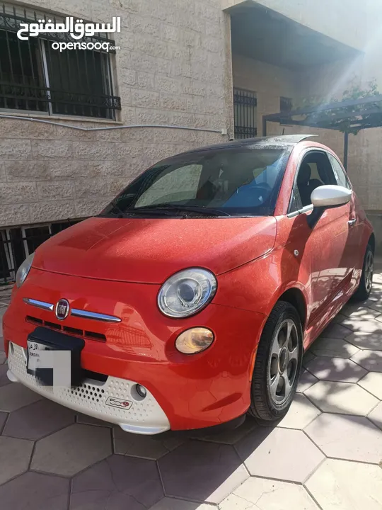 فيات 2015 fiat 500e للبيع بحالة ممتازة فحص كامل