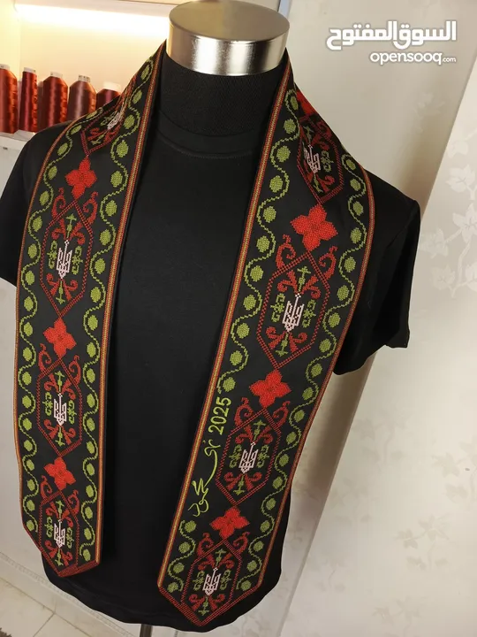 تطريز وشاحات تخرج ،تطريز طاقية تخرج ،تطريز تيشرتات ،تطريز اطقم بيبيه