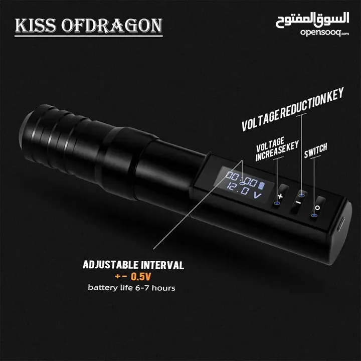 Kiss Of Dragon (Wireless Rotary Tatoo Machine)