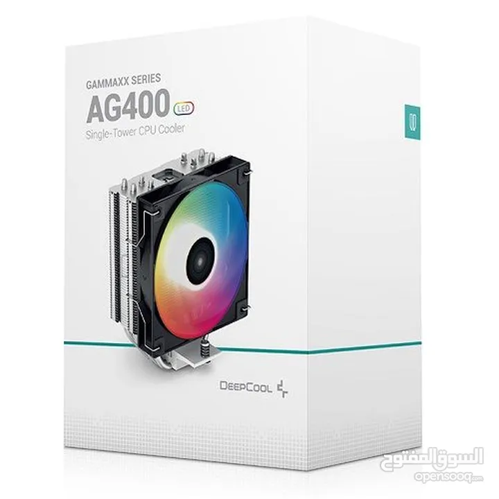 مبرد ديب كول AG400 RGB لجميع المعالجات  intel amd بافضل سعر