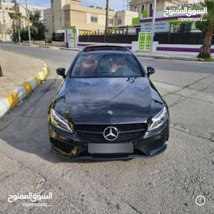 مرسيدس C180 كوبيه بحالة الوكالة AMG كت اصلي وارد غرغور