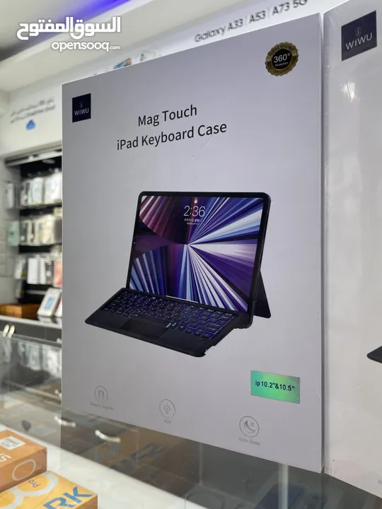 WIWU IPAD KEYBOARD CASE MAG    كيبورد ويوا المطابق لمواصفات كيبورد ابل TOUCH