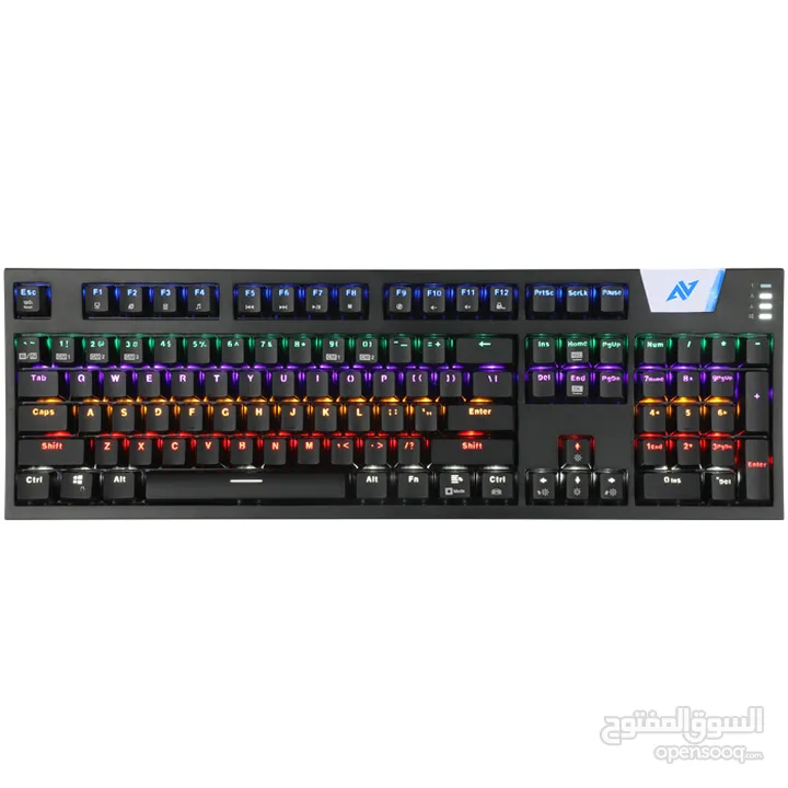 كيبورد الجمينج الاحترافي Abkoncore K600 RGB الميكانيكي بسعر حرق