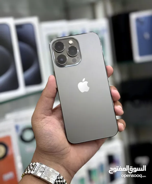 عرض خاص : iPhone 13 pro 512gb مستعمل نظيف بحالة الوكالة مع ضمان  بأقل سعر