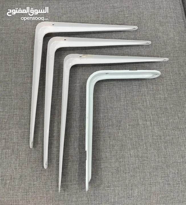 Four Steel Shelf Brackets for Heavy Weights اربع زواية حديد للأوزان الثقيلة