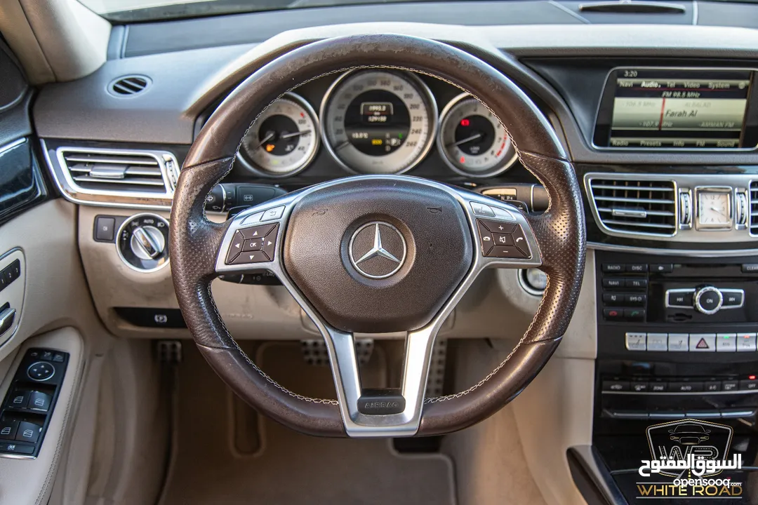 Mercedes E250 2014 Avantgarde Amg kit   السيارة وارد و بحالة الوكالة و قطعت مسافة 129,000 كم