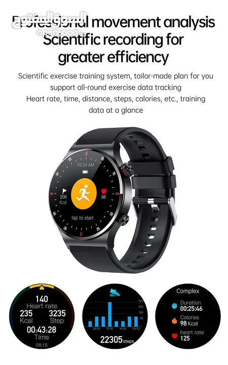 Xiaomi NFC Bluetooth Call ساعة ذكية للرجال شاشة كاملة سوار رياضي مقاوم للماء ECG مراقبة الصحة ساعة ذ