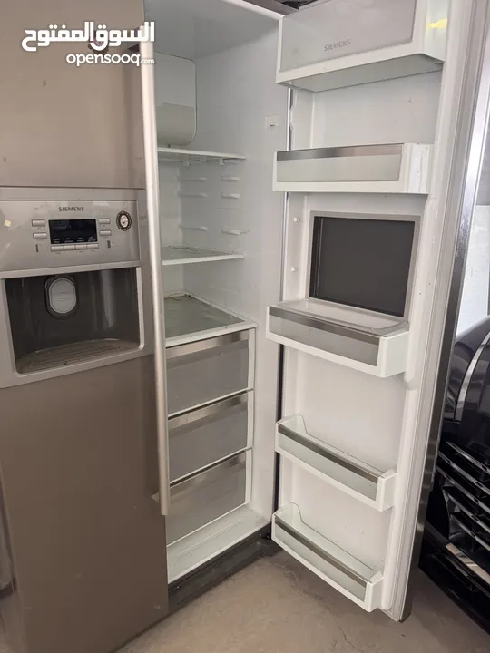 سيمنز ثلاجة door to door 600 litre with cooler and small door