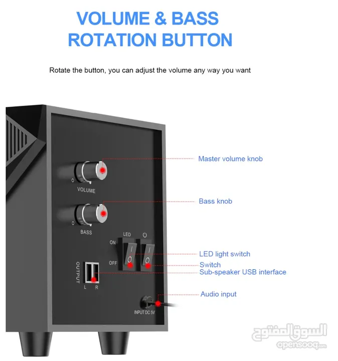 Redragon GS700 TOCCATA Stereo Gaming Speaker