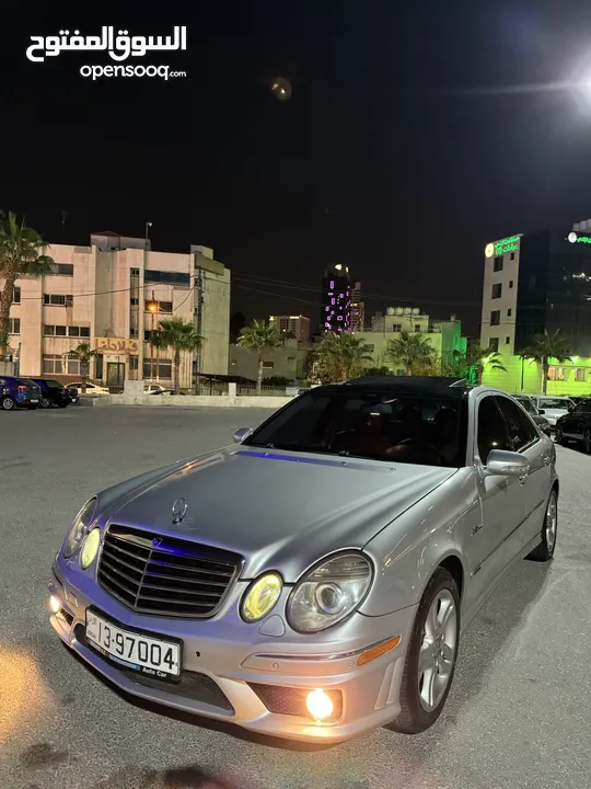 مرسيدس E200 2007 فل كامل فحص كامل 6.3 Amg  بحاله الوكاله مميزه