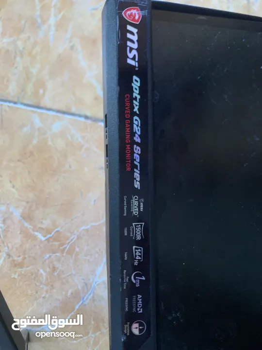شاشة msi gaming (مكسوره) السعر 40 قابل للتفاوض