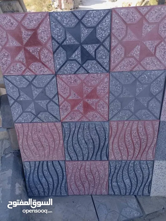 يوجد بلاط موزايكو يوجد بلاط رصيف 30×30 يوجد كندرين