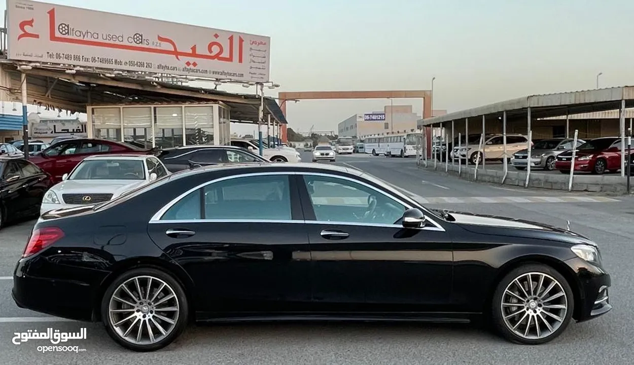 Mercedes-Benz S500 V8 4.7L Full Option Model 2014 Car very clean free Accident (agency status)