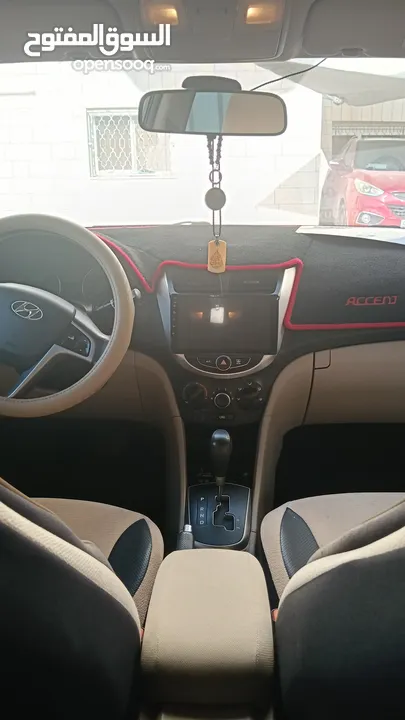 هونداي اكسنت موديل 2016 محرك 1.6 بنزين ارررررربعه غيار