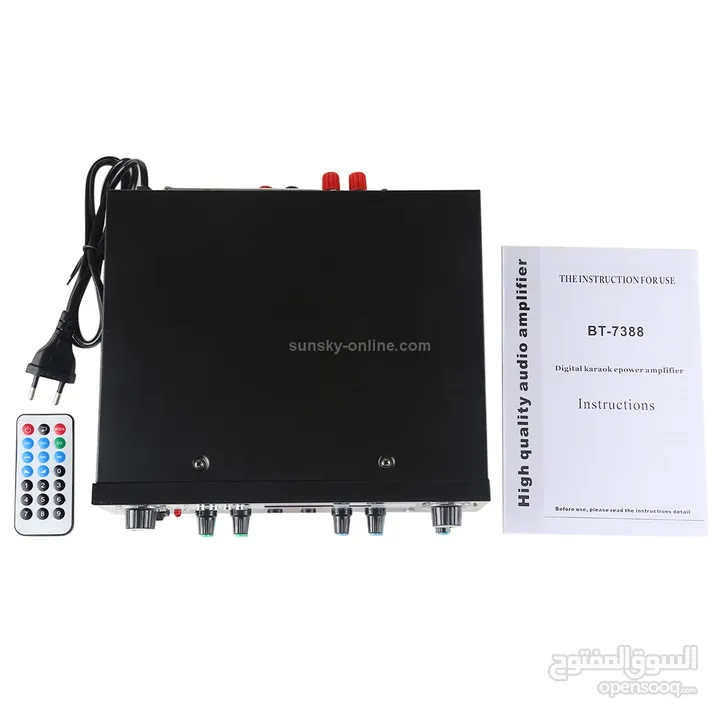 مضخم صوت AUDIO KARAOKE POWER AMPLIFIER BT-7388