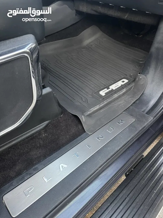 ford f150 platinum 2022 hybrid 3500 cc powerboost  بلاتينيوم لون كحلي و داخلية مميزة لون كاميل