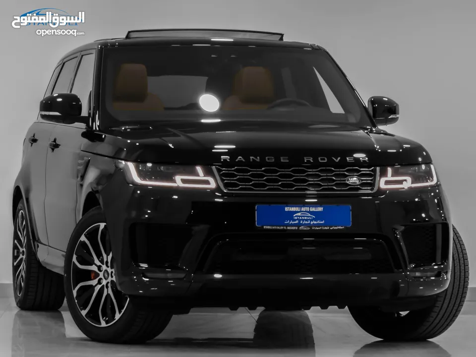 Range Rover Sport 2022 عداد صفر اسود داخل عسلي
